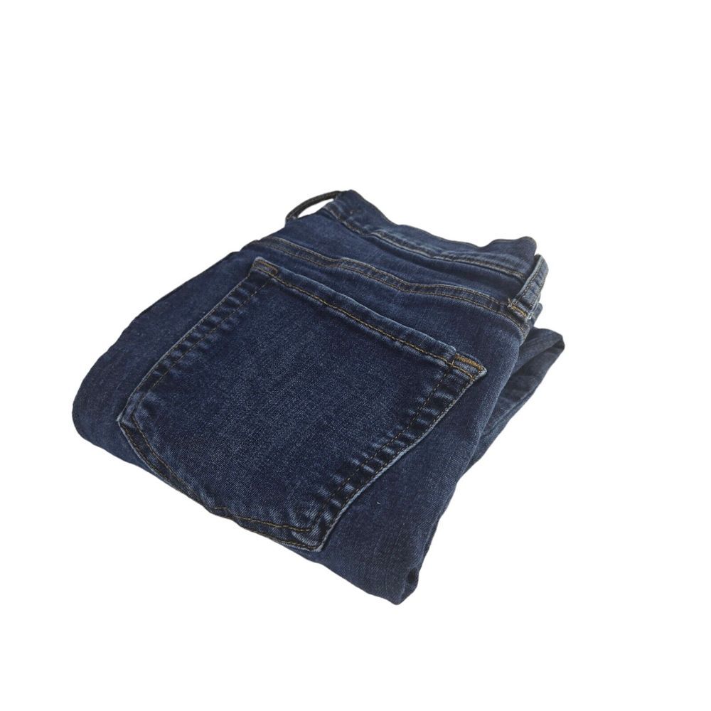 Free People Womens Size 27 Blue High Rise Distressed Knee Skinny Jeans OB554651